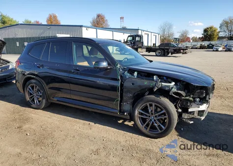 2021 BMW X3 xDrive30I z USA, uszkodzony, nr VIN 5UXTY5C09M9E16324